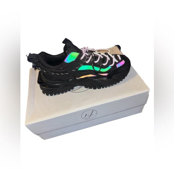 JAVI Dominance – Triple Black Reflective Sneakers